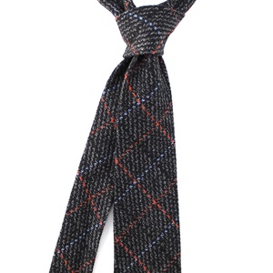<span class=keywords><strong>Cravate</strong></span> personnalisée pour hommes <span class=keywords><strong>en</strong></span> gros fabriquée à la main motif chasse Slim Skinny tendance hiver <span class=keywords><strong>Tweed</strong></span> Polyester cravates <span class=keywords><strong>en</strong></span> laine à carreaux pour hommes - Product Image 2
