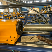 Machine de rétrécissement et d'expansion de tuyaux à double station pour raccords de tuyaux hydrauliques, tuyaux de serre et tuyaux d'échafaudage