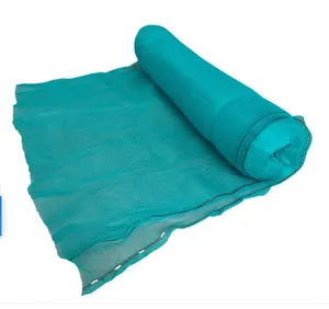 HDPE fall protection industrial safety debris shade cloth scaffold scrim net with reinforced eyelets for construction