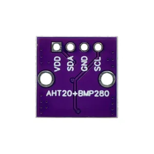 AHT20+BMP280 เซ็นเซอร์วัดอุณหภูมิ ความชื้น และความดันบรรยากาศแบบดิจิตอลความแม่นยำสูง - Product Image 4