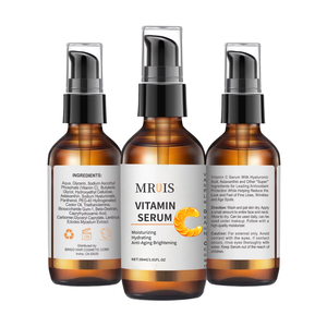 Sérum Visage à la Vitamine C et à l'Aloe Vera en Marque Blanche <span class=keywords><strong>pour</strong></span> Anti-Âge, Blanchiment et Soulagement de l'Acné, Booster Hydratant <span class=keywords><strong>pour</strong></span> les Soins de la Peau - Product Image 1