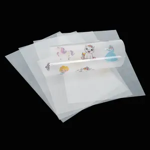 YESION Creative Fun Kit PVC Shrinkable Film Shrink Art Plastic Shrinky Dink Shrink plastic Blank Sheet for Keychain translucent