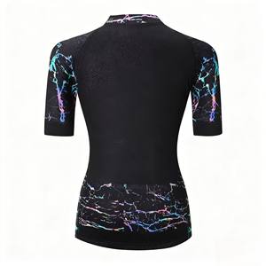 Vêtements de cyclisme durables, personnalisés, unisexes, respirants, à séchage rapide, absorbant la transpiration, tissu confortable pour l'été, maillot de cyclisme à manches courtes - Product Image 2