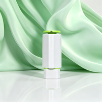 Flacon pompe airless rechargeable à design rotatif, contenant cosmétique, emballage de luxe personnalisé avec logo pour sérum, crème, lotion