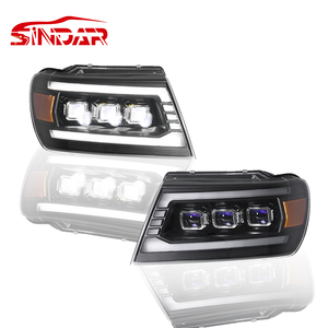 Ensemble de phares LED automatiques SINDAR, accessoires de phare modifiés pour <span class=keywords><strong>Jeep</strong></span> <span class=keywords><strong>Grand</strong></span> <span class=keywords><strong>Cherokee</strong></span> WJ WG 1999-2004 - Product Image 6