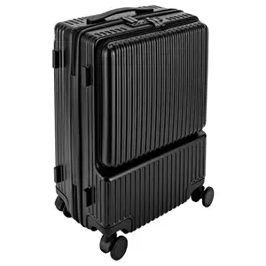 Elegante Private-label-bagagem Anti Roubo Tsa Com Carga Em Segundo Mão Suit casos Laptop Suitcase To Carry
