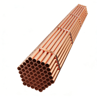 Tube en cuivre ASTM B280 C11000 C12000 9/64 13/64 15/64 25/64 31/64 1/2 5/8 pouces résistant aux hautes pressions pour climatiseur