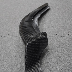 V Style Carbon Fiber Rear Bumper Lip Diffuser Fin Spoiler Rocker <b>Splitters</b> for BMW F87 M2 Body Kits - Product Image 5