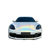Film de protection de peinture pour voiture PET, film de protection de peinture changeant de couleur, anti-rayures, auto-réparateur, finition brillante, protection UV/IR, film de protection de carrosserie, rouleau 5+
