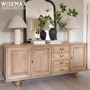 Meuble <span class=keywords><strong>de</strong></span> rangement WISEMAX FURNITURE, style rétro français, en bois <span class=keywords><strong>de</strong></span> frêne massif, avec tiroir, meuble d'appoint pour salon, <span class=keywords><strong>console</strong></span> <span class=keywords><strong>de</strong></span> couloir, <span class=keywords><strong>bar</strong></span> - Product Image 1
