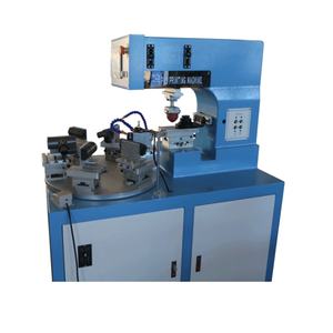 Imprimante tampon à encre monocouleur haute précision, 4 stations, table rotative, état d'occasion, pour impression d'étiquettes sur tubes de moteur de pompe - Product Image 4