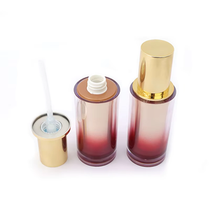 MINGLI PACK personalizado 30ml/60ml Crema para el cuidado de la piel botella vacía crema facial cosméticos bomba de limpieza de plástico botella de loción - Product Image 2