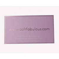 Carte cadeau de remerciement en or rose avec coupon de réduction Produit élégant d'emballage et d'impression