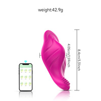Télécommande APP portable pour vibrateurs Stimulation clitoridienne Jouet sexuel pour femmes avec 9 modes de vibration