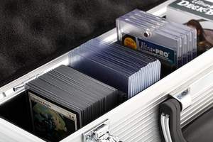 Mallette de rangement en aluminium pour TCG <span class=keywords><strong>Deck</strong></span> Box MTG <span class=keywords><strong>Magic</strong></span> The Gathering TCG Yugioh Keyforge Trading Cards - Product Image 6