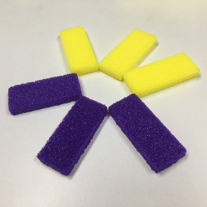 Herramienta de cuidado de los pies para salón de uñas, Mini esponjas desechables de colores para limar los pies, venta al por mayor - Product Image 4