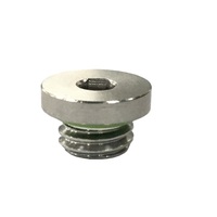 Bouchon Hexagonal en laiton avec bague, filetage mâle, taille métrique M3 M5 M6 M8 M10 M12 M14 M16 M18 M20 M22