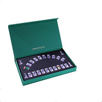 Boîte cadeau cosmétique et parfum avec logo personnalisé, gaufrage, revêtement UV, fermeture magnétique, crème pour le visage, laminage mat, doublure en éponge, rigide