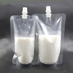 Pochettes Souples Transparentes pour Liquides, Jus, Eau, avec Bec Verseur Squeezable 150ML 250ML 500ML pour Vodka, Eau Minérale, Bière, <span class=keywords><strong>Champagne</strong></span>, Tequila - Product Image 4