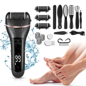 Bestseller USB Wiederaufladbar harte Haut Fußfeile Kallus entfernen Trimmer elektrischer Kallus-Entferner für Füße