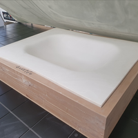 Machine de thermoformage de surface solide en Corian avec four à chaleur Presse à membrane sous vide