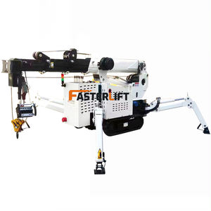 3 tonnes 5 tonnes Crawler Long Boom <span class=keywords><strong>Spider</strong></span> Crane With Fly Jib - Product Image 4