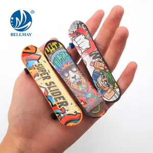 Bemay Speelgoed Logo Afdrukken Custom Professionele Mini Tech Deck Vinger Skateboard Speelgoed Vinger