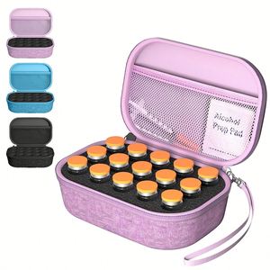 High Quality 15 Slots Diabetic Insulin Peptide Cooler <b>Bag</b> 10ml Vial Holder Shockproof Waterproof Lightweight <b>Mini</b> EVA Insulin - Product Image 1