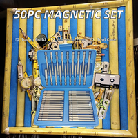 Caja de Almacenamiento para Portapuntas, Herramientas Eléctricas Manuales, Juego de Puntas Magnéticas de Acero al Cromo Vanadio, Estuche Flexible con Batería de Litio
