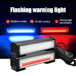 Nueva Luz LED COB Estroboscópica de 3000k para Parrilla de Coche/Camión, Luces de Emergencia/DRL, Faros Delanteros Rojos/Amarillos/Azules/Naranjas, 12-24V, con Soporte - Product Image 5
