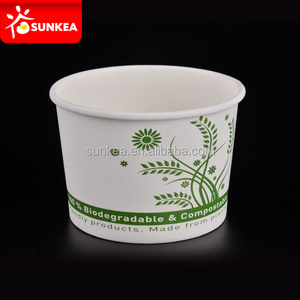 Contenitore per zuppa di carta biodegradabile tazza di carta ciotola di carta per zuppa con coperchio in PLA - Product Image 4