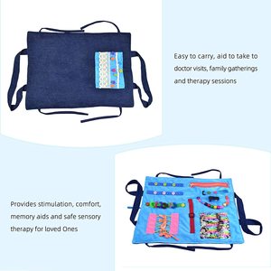 Couverture sensorielle Fidget pour Alzeimers Couverture Fidget pour adultes atteints de démence Couverture sensorielle Jouets pour Alzheimer Anxiété Démence - Product Image 2