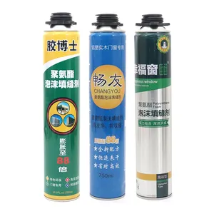 750ml sinh thái thân thiện mục đích chung caulk cửa sổ cửa mở rộng PU Polyurethane bọt