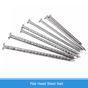 0.5 "0.8" 1 "1.2" 1.5 "2" 2.5 "3" 3.5 "4" A2-70 אינץ '304 נירוסטה ראש פלדה שטוח נירוסטה מסמר לבנים קיר מלט עץ קיר מלט - Product Image 2