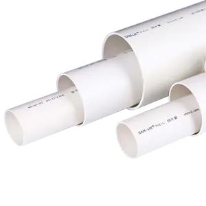 Usine moulage par injection à haute température en plastique pvc 50mm 4.5 pouces de diamètre pvc tuyau d'eau en plastique de grand diamètre