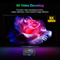 TV Box Android 13 con Luz RGB, Modelo 2025, HK1 Rbox K8, 2G/4G RAM, 16G/32G/64G/128G ROM, WiFi Dual, 4K, Chip RK3528, WiFi 6