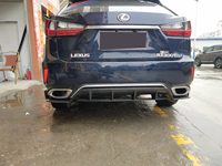 Runde Nouvelle Arrivée Pour 16-18 Lexus RX200T RX300 Mise À Niveau Artisan Style Kit Carrosserie En Fiber De Carbone Avant Lip Sourcil De Roue Arrière Diffuseur