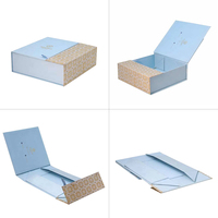 Boîtes de papier cadeau décoratives vintage en forme de livre Emballage de ruban en carton rigide imperméable et doublé d'éponge