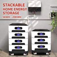 Système de stockage d'énergie photovoltaïque résidentiel 5 kWh, connexion parallèle, 16 onduleurs, machine tout-en-un, export transfrontalier