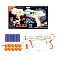 Pistolet à billes en mousse airsoft 2 en 1, pistolet à balles pour enfants, fusil de tir, jouet, meilleure vente,