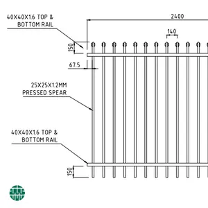 Yüksek güvenlik çit güvenlik sistemi çit paneli endüstriyel/ticari/konut çit