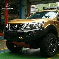 Pare-chocs avant tout-terrain avec plaque de treuil et feux antibrouillard pour Nissan Terra, protection avant en acier, fixation par boulons, sans découpe, pièces de modification pour SUV 4x4