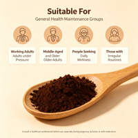 Poudre de spores de Reishi murale brisée, matière première naturelle de Ganoderma Lucidum pour complément alimentaire, approvisionnement en vrac