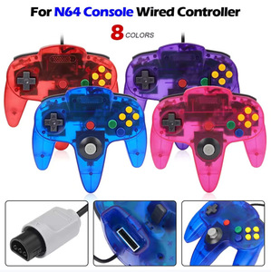 จอยสติ๊ก <span class=keywords><strong>Zowie</strong></span> สำหรับเครื่องเล่นเกม N64 แบบมีสาย พร้อมฟังก์ชั่นสั่นสะเทือน 14 สี รุ่น AGB-001 ไม่มีแม่พิมพ์ส่วนตัว มีสินค้าในสต็อก ราคาโรงงานถูก - Product Image 4