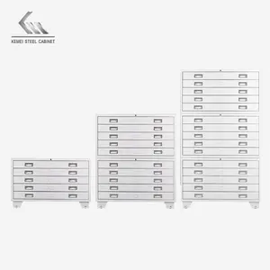 5引き出し図面収納フラットA0またはA1マップファイルキャビネット金属食器棚スチールオフィス家具ファイリングキャビネット