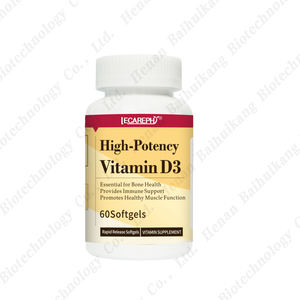 Produk laris Vitamin D3 Softgel perawatan kesehatan Vitamin D3 manfaat untuk menjaga struktur tulang - Product Image 1