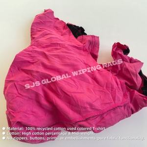 Chiffons en coton industriel de qualité A, 100 % coton, colorés, pour le lavage en atelier - Product Image 4