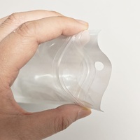 Vente en gros de pochettes pour sacs en mylar transparents blancs de tailles multiples sacs d'emballage en plastique zip-lock