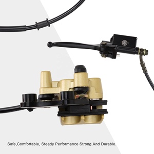 GOOFIT Ensemble de maître-<span class=keywords><strong>cylindre</strong></span> de <span class=keywords><strong>frein</strong></span> à disque hydraulique <span class=keywords><strong>avant</strong></span> de remplacement pour moto tout-terrain <span class=keywords><strong>50cc</strong></span> 70cc 150cc, Pit Bike, VTT - Product Image 5