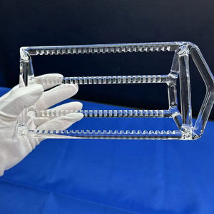 4 "230Mm 4 Inch 99.99% Zuiverheid Siliciumkwarts Hittebestendige Heldere Wuartz Boot Wafer Carrier Quartz Boot - Product Image 1